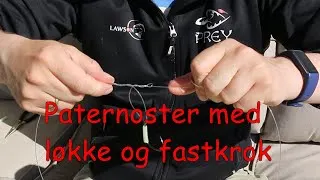 Fiskeskolen: Paternoster med løkke og fastkrok